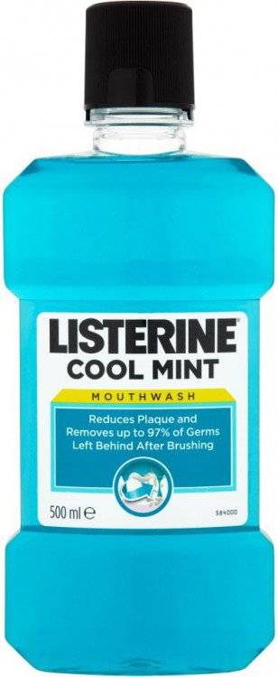 Listerine ústní voda Coolmint 500ml | Kosmetické a dentální výrobky - Dentální hygiena - Ústní vody